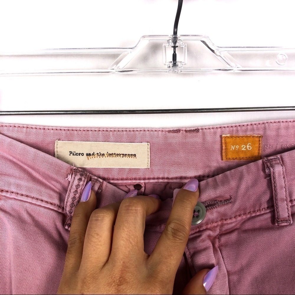 Pilcro and the Letterpress pink Jeans - Picture 3 of 10